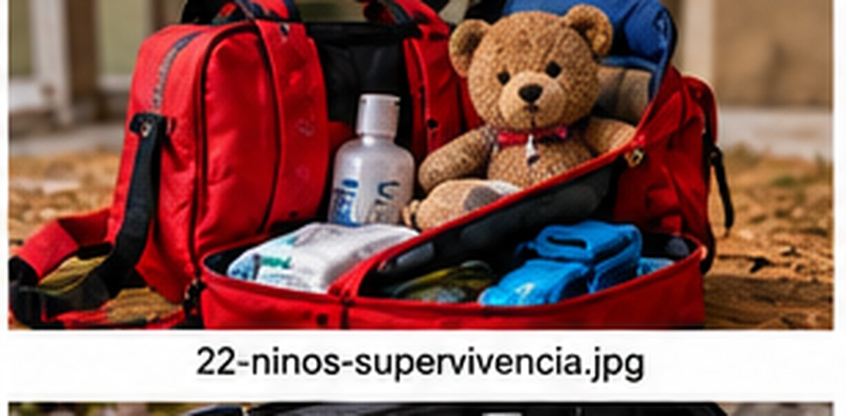 Mochila infantil con abrigo y material de preparación. Imagen ilustrativa aportada; no identifica un modelo probado.