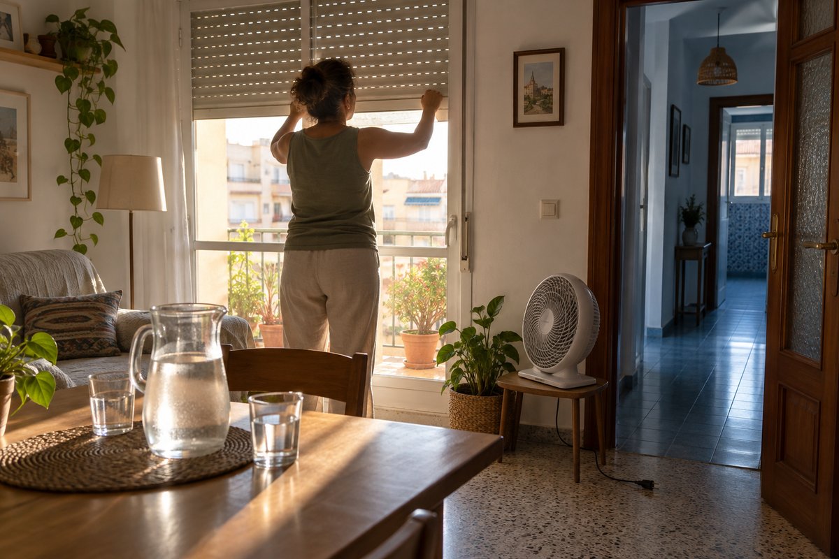 Refugio y hogar. Imagen editorial ilustrativa generada con IA.