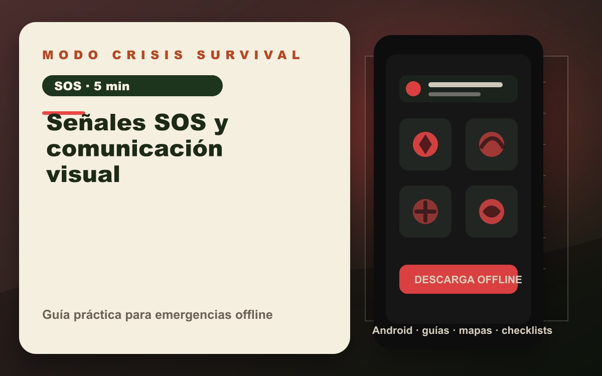Portada del artículo Señales SOS y comunicación visual